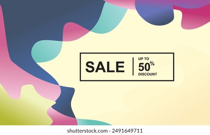 Abstract minimal geometric background. 3d Fluid shape illustration. Geometric pattern with trendy gradient texture. For printing on covers, banners, sales, flyers. Modern design