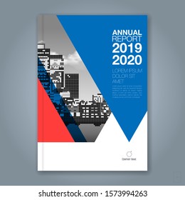 Abstract minimal geometric background for business annual report book cover brochure flyer poster