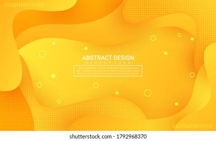 Abstract Minimal geometric background. Dynamic shapes composition with paper style and gradient design