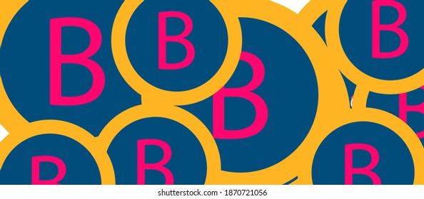 Abstract Minimal geometric background. Dynamic shapes composition and vector Illustration
