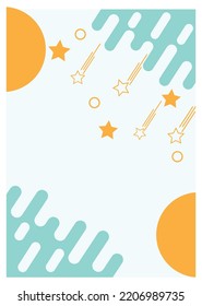 Abstrakter minimaler geometrischer Hintergrund. Flache Vektorgrafik.