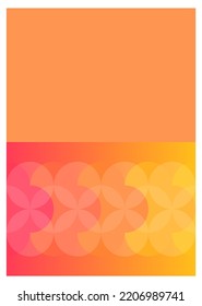 Abstrakter minimaler geometrischer Hintergrund. Flache Vektorgrafik.