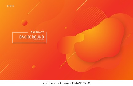 Abstract minimal geometric background. Modern vector design illustration. Trendy gradient shapes composition with 3D style.