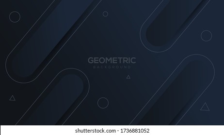 Resumen de fondo geométrico mínimo. Concepto de forma moderna. Vector Eps10.