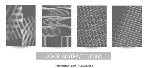 Abstract minimal geometric background. Geometric pattern with trendy gradient texture. For printing on covers, banners, sales, flyers. Modern design. Vector. EPS10