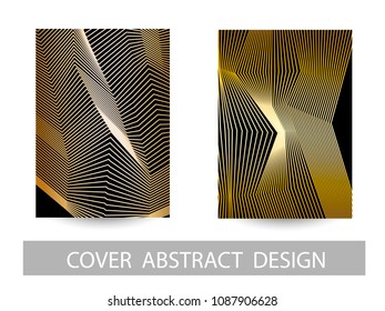 Abstract minimal geometric background. Geometric pattern with trendy gradient texture. For printing on covers, banners, sales, flyers. Modern design. Vector. EPS10