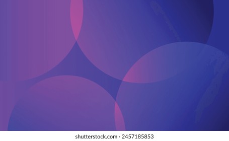 Fondo geométrico mínimo Abstractas, Elementos púrpura con gradiente de fluido, composición de Formas circulares, Formas fluidas