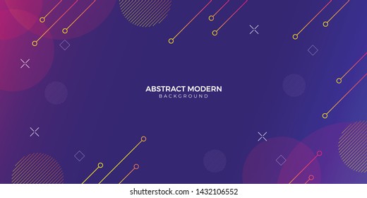 Abstract Minimal Geometric Background  with Trendy Gradient