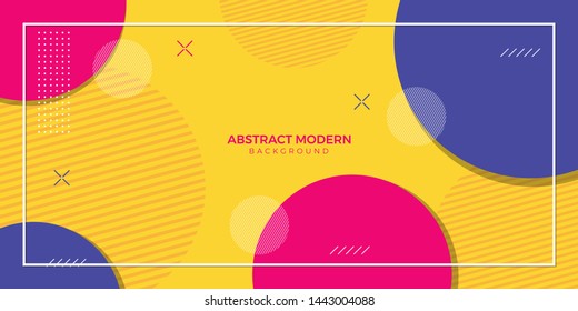 Abstract Minimal Geometric Background  with Trendy Gradient