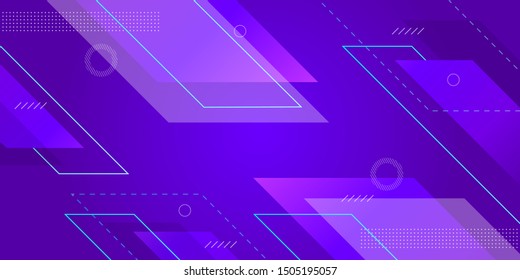 Abstract Minimal Geometric Background  with Trendy Gradient