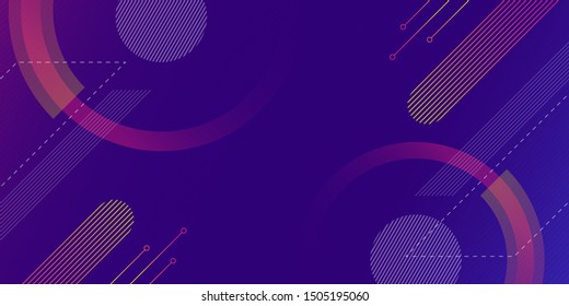 Abstract Minimal Geometric Background  with Trendy Gradient