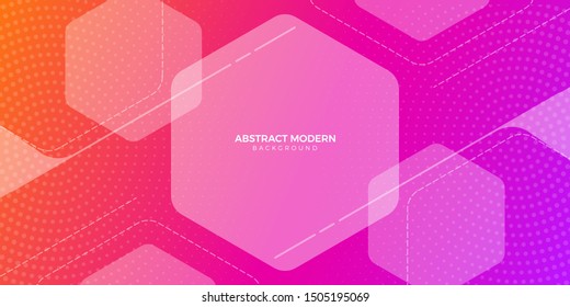 Abstract Minimal Geometric Background  with Trendy Gradient