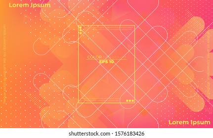 Abstract Minimal Geometric Background with Trendy Gradient , Suitable For Wallpaper, Banner, Background, Card, Book Illustration, landing page, gift, cover, flyer, report, bussiness, social media,