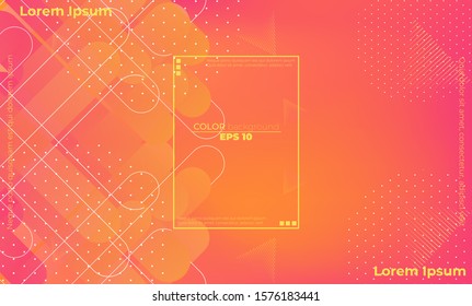 Abstract Minimal Geometric Background with Trendy Gradient , Suitable For Wallpaper, Banner, Background, Card, Book Illustration, landing page, gift, cover, flyer, report, bussiness, social media,