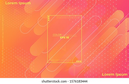 Abstract Minimal Geometric Background with Trendy Gradient , Suitable For Wallpaper, Banner, Background, Card, Book Illustration, landing page, gift, cover, flyer, report, bussiness, social media,