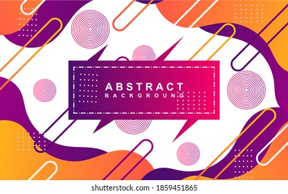 Abstract minimal geometric background with trendy and modern gradient colorful. Vector graphic design layout template can use for banner promotion, cover poster, flyer, frame, presentation business