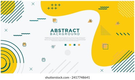 Abstract Minimal Geometric Background with Trendy