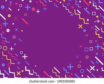 Abstract minimal geometric background. Vector illustration.