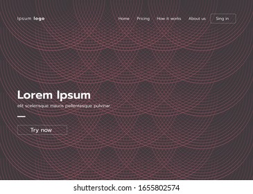 Abstract minimal geometric background. Wavy glitch lines composition. Eps10 vector. Eps10 vector.