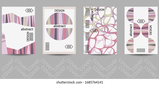 Abstract minimal geometric backgrounds set.Colorful geometric pattern with art texture . For printing on covers, banners, sales, flyers. Modern design. Vector. EPS10