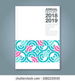 Abstract minimal geometric circle background for business annual report book cover brochure flyer poster