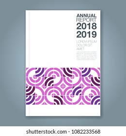 Abstract minimal geometric circle background for business annual report book cover brochure flyer poster