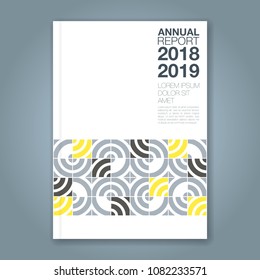 Abstract minimal geometric circle background for business annual report book cover brochure flyer poster