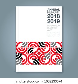Abstract minimal geometric circle background for business annual report book cover brochure flyer poster