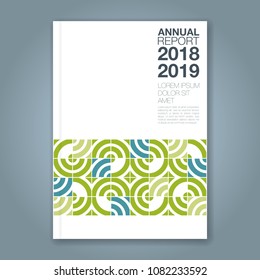 Abstract minimal geometric circle background for business annual report book cover brochure flyer poster