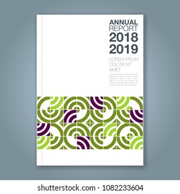 Abstract minimal geometric circle background for business annual report book cover brochure flyer poster