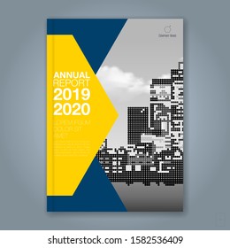Abstract minimal geometric circle background for business annual report book cover brochure flyer poster