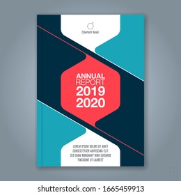 Abstract minimal geometric circle background for business annual report book cover brochure flyer poster