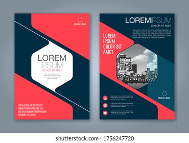 Abstract minimal geometric circle background for business annual report book cover brochure flyer poster