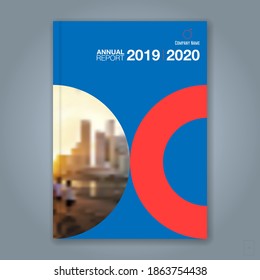 Abstract minimal geometric circle background for business annual report book cover brochure flyer poster