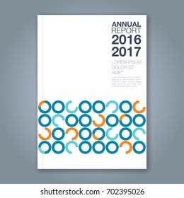 Abstract minimal geometric circle background for business annual report book cover brochure flyer poster