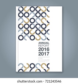 Abstract minimal geometric circle design background for business annual report book cover brochure flyer poster
