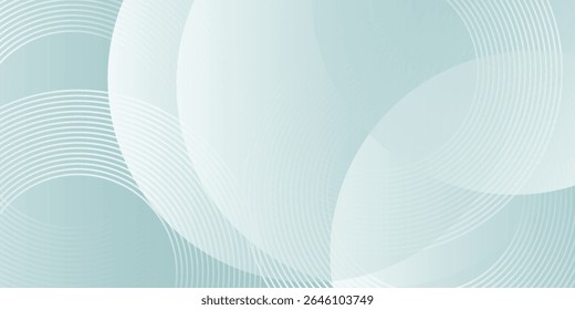 Abstract minimal geometric circle soft lines background. white background pattern. vector illustration