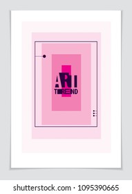 Abstrakter geometrischer Hintergrund für Geschäftsbericht, Buchumschlag, Broschüre, Flyer oder Poster. Vektorgeometrischer abstrakter Hintergrund. 