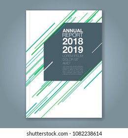 Abstract minimal geometric line background for business annual report book cover brochure flyer poster