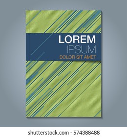 Abstract minimal geometric line background for business annual report book cover brochure flyer poster