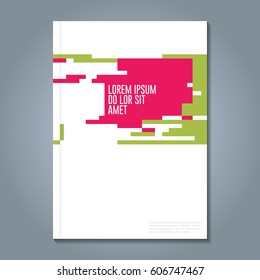 Abstract minimal geometric line background for business annual report book cover brochure flyer poster