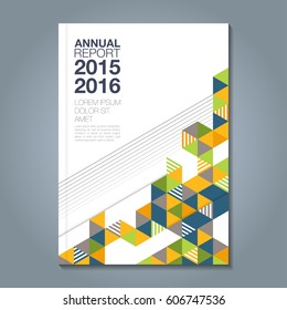 Abstract minimal geometric line background for business annual report book cover brochure flyer poster