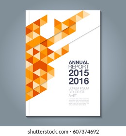 Fondo mínimo de líneas geométricas abstractas para el póster del folleto de portada del informe anual comercial