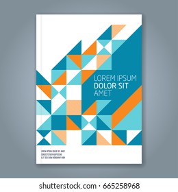 Abstract minimal geometric line background for business annual report book cover brochure flyer poster