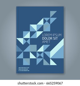 Fondo mínimo de líneas geométricas abstractas para el póster del folleto de portada del informe anual comercial