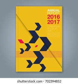 Abstract minimal geometric line background for business annual report book cover brochure flyer poster