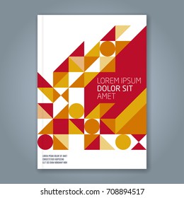 Abstract minimal geometric line background for business annual report book cover brochure flyer poster