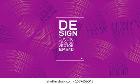 Abstract minimal geometric with line curve shape on background. Trendy gradient and composition for landing page or corporate business, Vector illustration