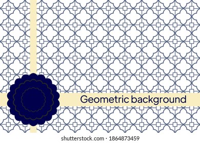 abstract minimal geometric pattern background. vector illustration