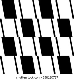 Abstract minimal geometric pattern with diagonal lines, stripes. Monochrome background. Seamlessly repeatable.